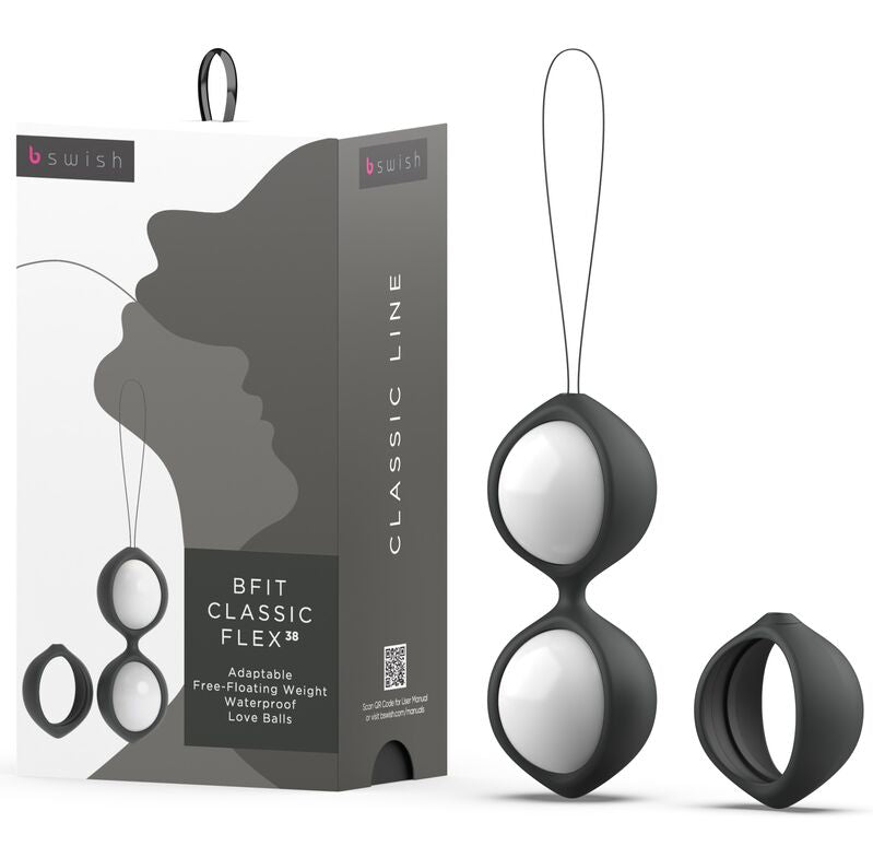 Sigaretta elettronica B SWISH BFIT CLASSIC FLEX nera da 38 g, design compatto e flessibile, visibile in immagine.