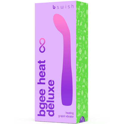 Vibratore ricaricabile B SWISH BGEE Heat Infinite Deluxe in silicone lavanda, design elegante e tecnologia avanzata.