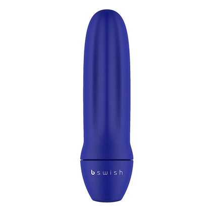 B SWISH Bmine Classico blu notte, scooter elettrico compatto con design classico e colori eleganti, vista frontale dell'azienda.