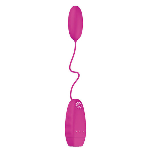 Proiettore vibrante B SWISH BNAUGHTY CLASSIC di colore cerise, con design elegante e superficie liscia, visibile in primo piano
