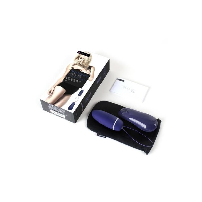 Vibratore B SWISH BNAUGHTY DELUXE Unleashed Blu Notte, design elegante e dettagli realistici per stimolazione.
