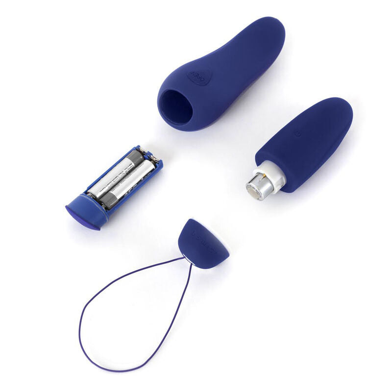 Vibratore B SWISH BNAUGHTY DELUXE UNLEASHED blu notte, stimolatore in silicone con design ergonomico e dettagli eleganti.