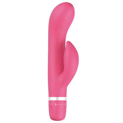 Vibratore B SWISH BWild Classic Marine Rabbit color guava con dettagli realistici, design ergonomico e superficie morbida.
