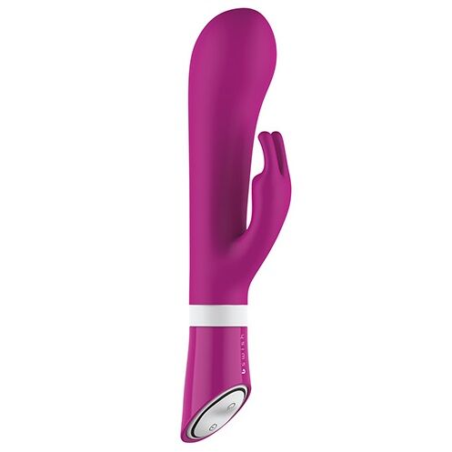 Vibratore coniglio B SWISH B Wild Deluxe Bunny con design a coniglio e colore lampone, ideale per stimolazione e piacere.