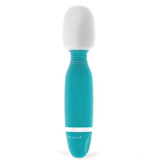 Vibratore a bacchetta classico B SWISH Giada, design elegante in colori vivaci, con dettagli di alta qualità e superficie liscia.