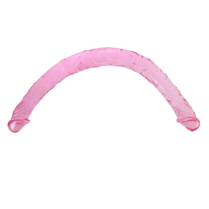 Dongi Doppio Rosa BAILE ANAL, 44,5 cm, silicone, realistico con dettagli anatomici e base stabile per uso anal.