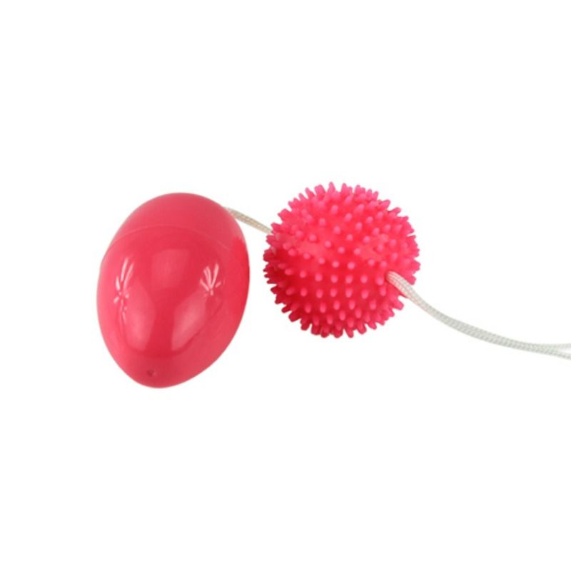 Sfera anale combinata BAILE TWINS BALLS SFERE anal, silicone nero, con due sfere di diverse dimensioni, per esercizi e piacere.