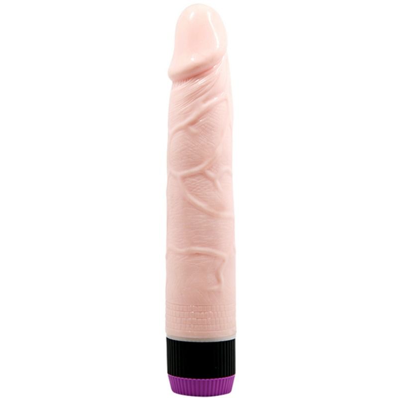 Vibratore realistico BAILE Adour Club lungo 21,5 cm, dettagli realistici, materiale morbido e sicuro per uso personale.