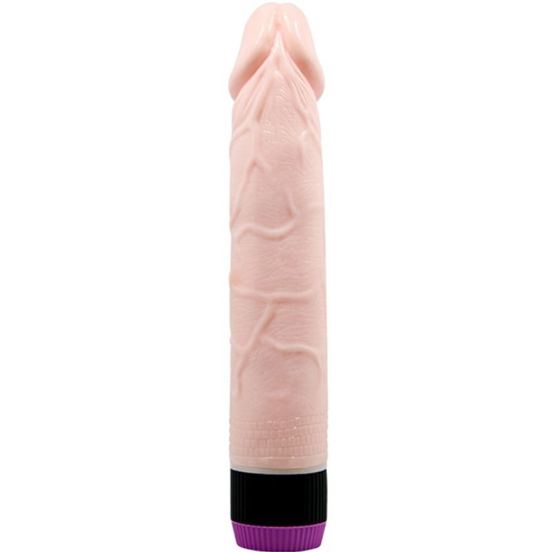 Vibratore realistico BAILE Adour Club, lunghezza di 21,5 cm, con dettagli realistici e superficie morbida.