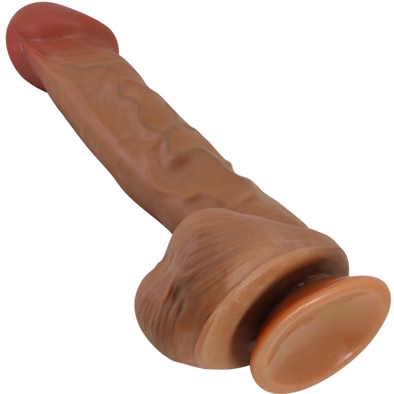 Dildo realistico BAILE Bergrisi da 26 cm colore carne, dettagli realistici e texture morbida, ideale per uso personale.