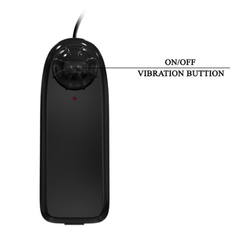 Dildo vibrante e gonfiabile Baile, realistico, lungo 18,8 cm, con dettagli realistici e superficie liscia.