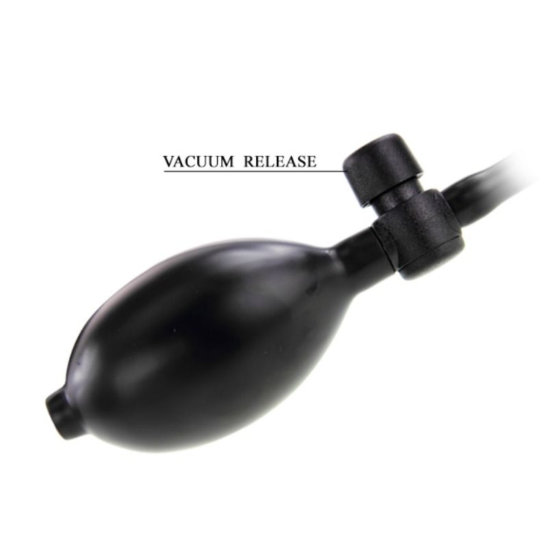 Dildo vibrante e gonfiabile BAILE realistico di 18,8 cm, con dettagli realistici e superficie liscia per piacere.