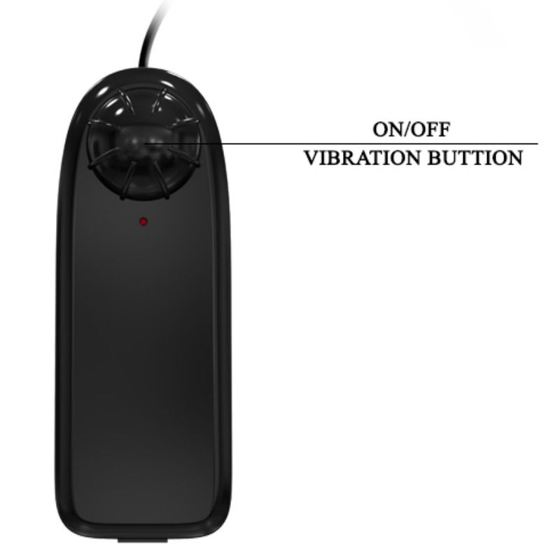 Dildo vibrante e gonfiabile Baile realistico, con dettagli realistici e superficie morbida, ideale per piacere e stimolazione.