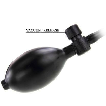 Dildo vibrante e gonfiabile realistico della marca BAILE, con dettagli realistici e superficie liscia.