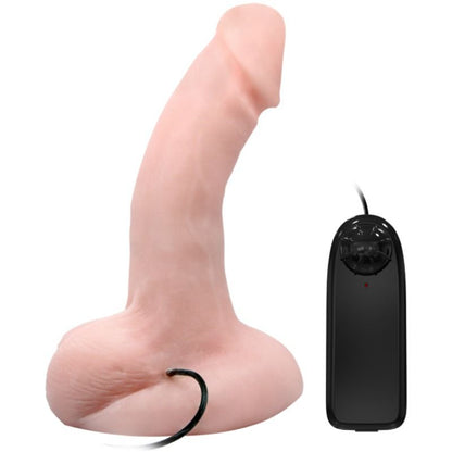 Dildo vibratore realistico BAILE Arbitranza con dettagli anatomici e texture realistica, ideale per stimolazione e piacere personale.