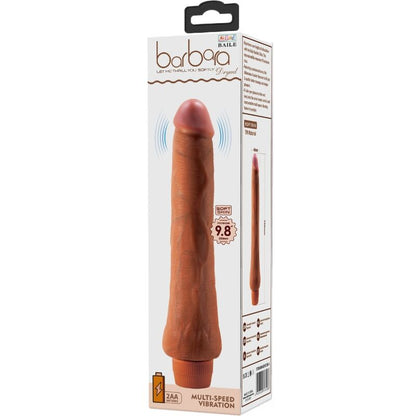 Vibratore realistico BAILE Dryad da 25 cm, design mulatto, con dettagli realistici, ideale per stimolazione e piacere.