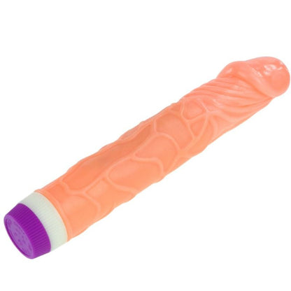 Vibratore realistico BAILE Ondes di Piacere, 22,5 cm, con superficie dettagliata e design ergonomico per piacere intenso.