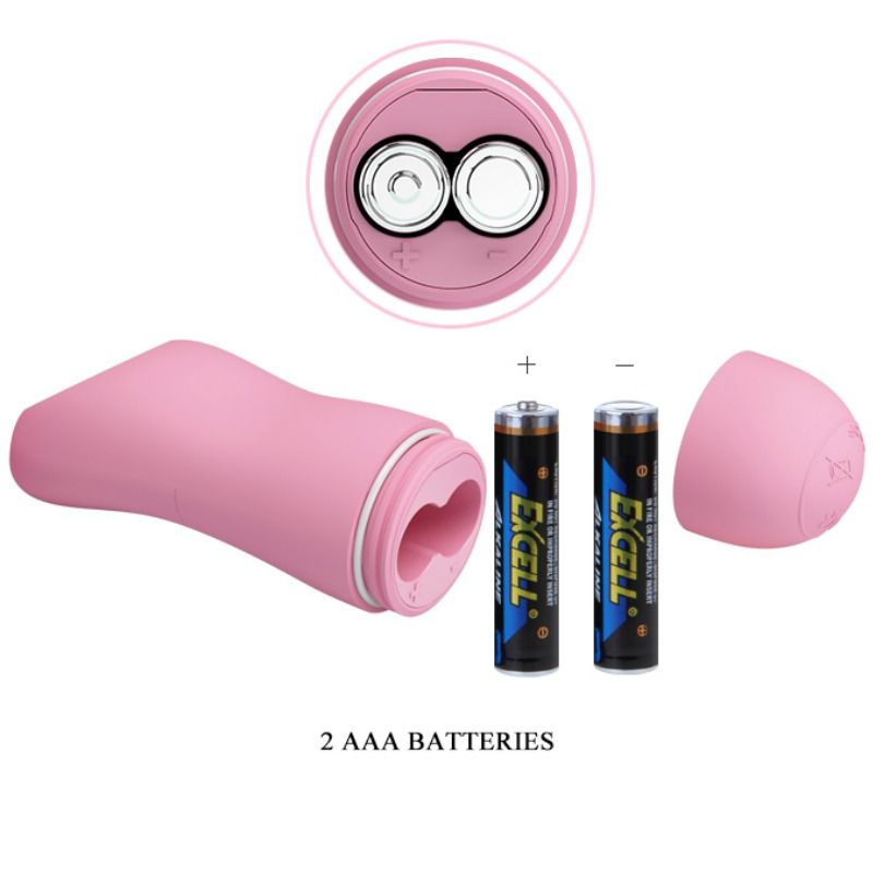 Pinzetta Baile per onde romantiche con vibrazione ed elettroshock, dettagli della pinzetta con impugnatura ergonomica.