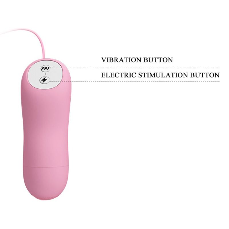 Pinzetta BAILE per onde romantiche con vibrazione ed elettroshock, con particolari dettagli e materiali visibili.