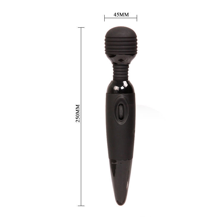 Massaggiatore compatto BAILE Power Potente nero, dispositivo portatile per massaggi rilassanti e sollievo muscolare.