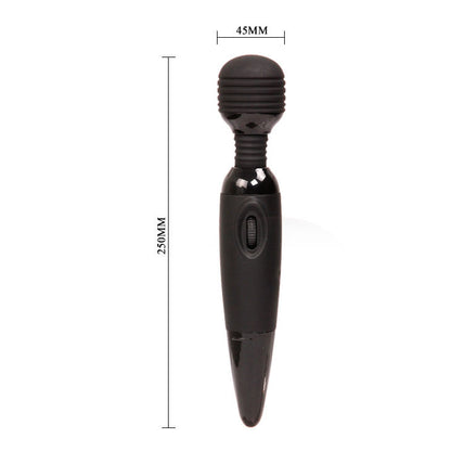Massaggiatore compatto BAILE Power Potente nero, dispositivo portatile per massaggi rilassanti e sollievo muscolare.