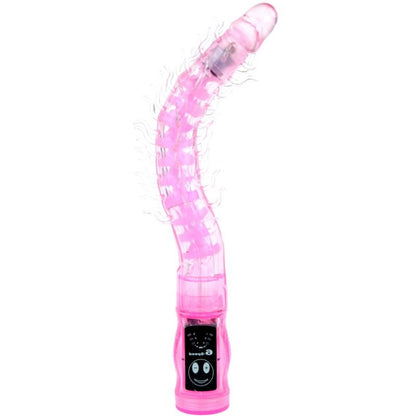 Stimolatore rosa vibratore BAILE Thorne con superficie liscia e design ergonomico, ideale per il piacere personale.
