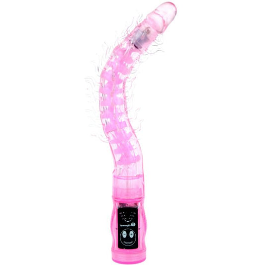 Stimolatore rosa vibratore BAILE Thorne con superficie liscia e design ergonomico, ideale per il piacere personale.