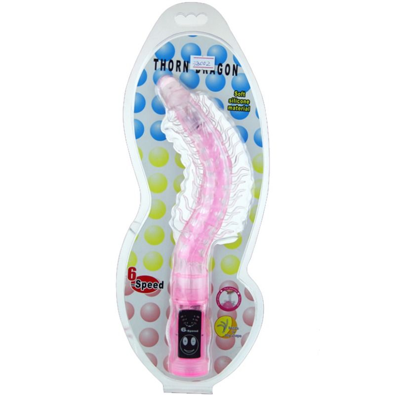 Stimolatore rosa vibratore BAILE Stimolatore rosa con superficie liscia e design ergonomico, ideale per piacere e relax.