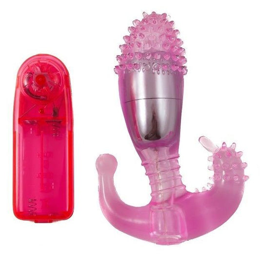 Stimolatore vaginale e anale BAILE con vibrazione, design ergonomico e dettagli lisci, ideale per piacere e benessere.