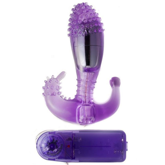 Stimolatore vaginale e anale BAILE Lilla con vibrazione, dispositivo di stimolazione intima, design compatto e colori vivaci.