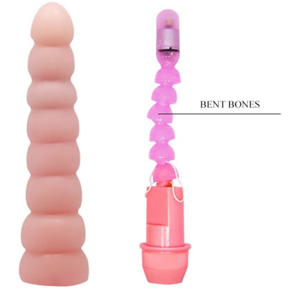 Vibratore flessibile BAILE Flexi Vibe Sensual Spine, 19 cm, con design ergonomico e superficie liscia per stimolazione piacevole