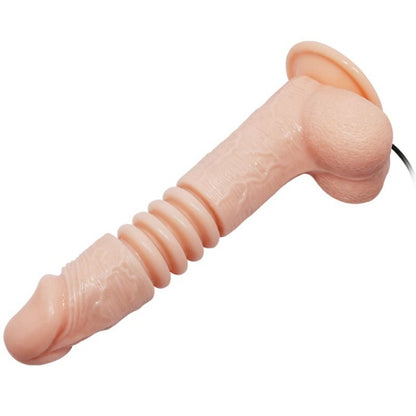 Vibratore multifunzione BAILE Thunder Up con design ergonomico e dettagli in silicone, ideale per stimolazione e piacere.