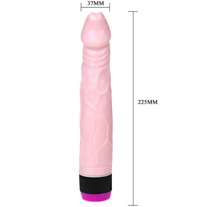 Vibratore realistico BAILE Adour Club da 22,5 cm con dettagli realistici, design elegante e superficie liscia.