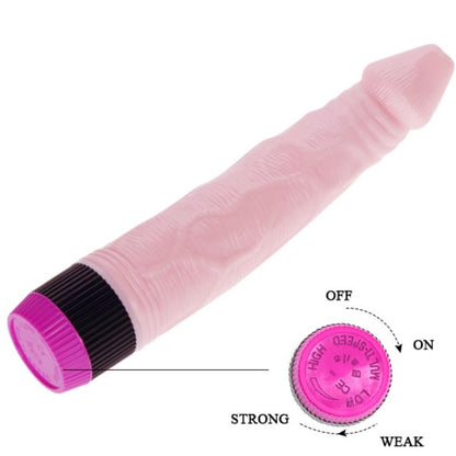 Vibratore realistico BAILE Adour Club lungo 22,5 cm con dettagli realistici e design ergonomico, ideale per piacere e stimolazione