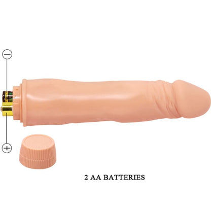 Vibratore realistico BAILE Nano da 21 cm colore carne, design dettagliato e naturale, ideale per piacere personale.