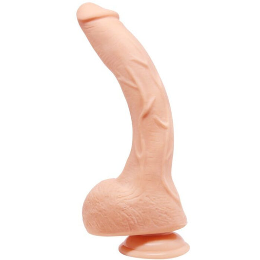 Baile Beautiful Jack dildo di 26 cm di colore rosa, dettagli realistici e morbidi, marca Baile Dildos, visibile in immagine.