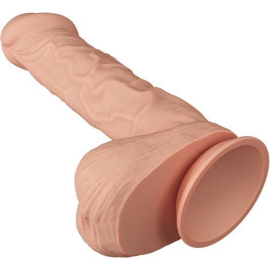 Dildo flessibile BAILE Bellissimo Incontro Bergrisi, realistico, lungo 26 cm, colore naturale, dettagli realistici.