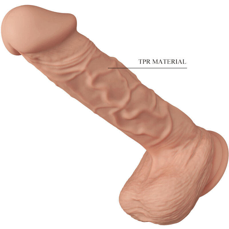 Dildo flessibile realistico BAILE Bellissimo Incontro Bergrisi, 26 cm, colore naturale, dettagli realistici e morbidi.