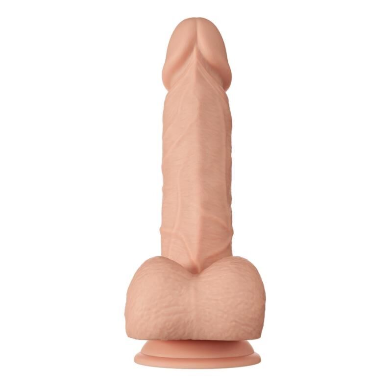 Dildo realistico flessibile BAILE Bellissimo Incontro Bahamut, 21,8 cm, colore naturale, dettagli realistici, morbido e maneggevole.