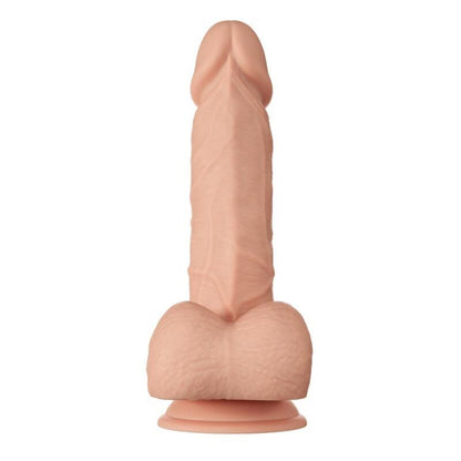 Dildo realistico flessibile BAILE Bellissimo Incontro Bahamut, 21,8 cm, colore naturale, dettagli realistici, morbido e maneggevole.