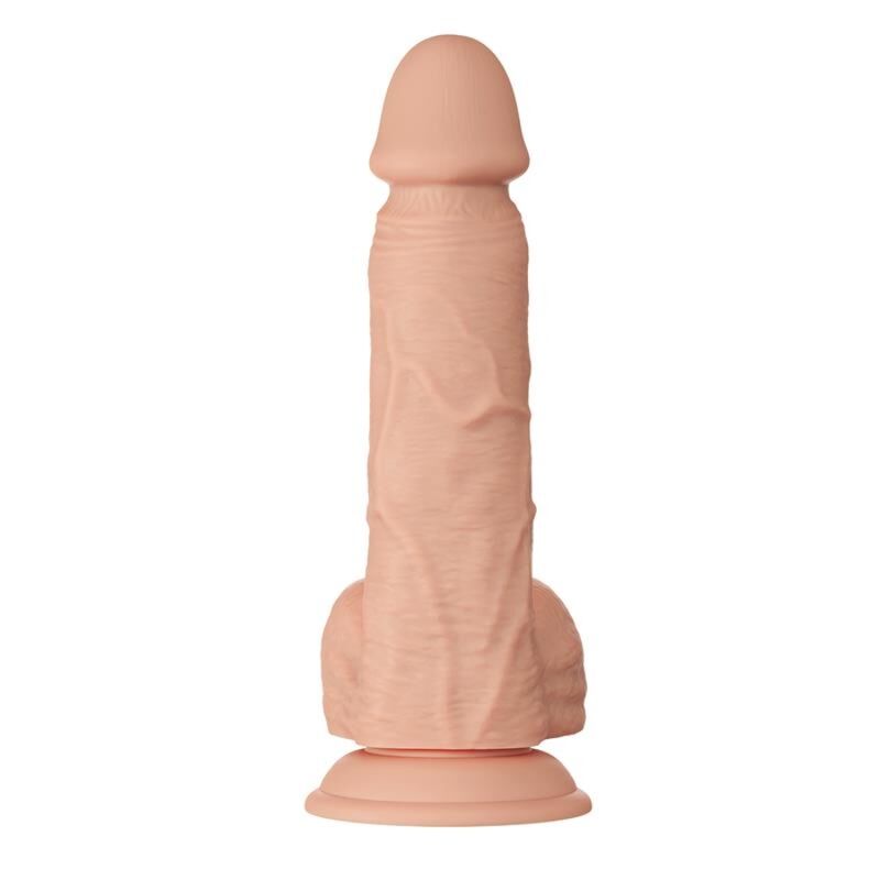 Dildo realistico flessibile BAILE Bellissimo Incontro Bahamut da 21,8 cm in materiale naturale, con dettagli realistici e morbidi.