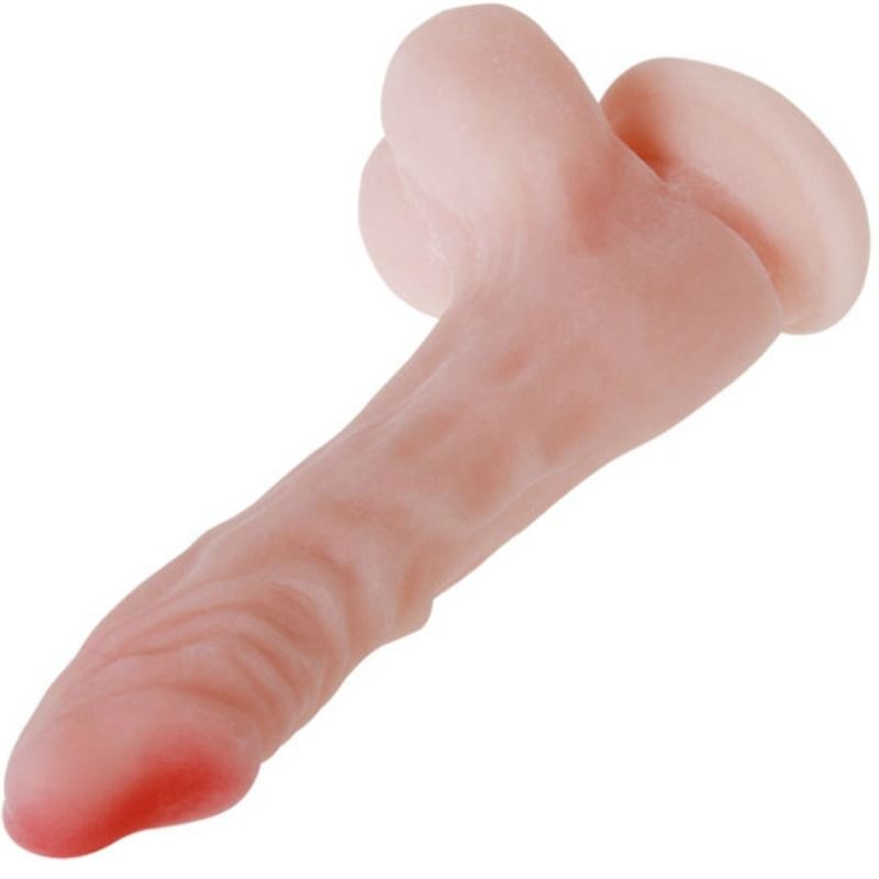 Dildo da cazzo naturale realistico BAILE, lunghezza di 21,6 cm, dettagli realistici e texture morbida, prodotto per piacere.
