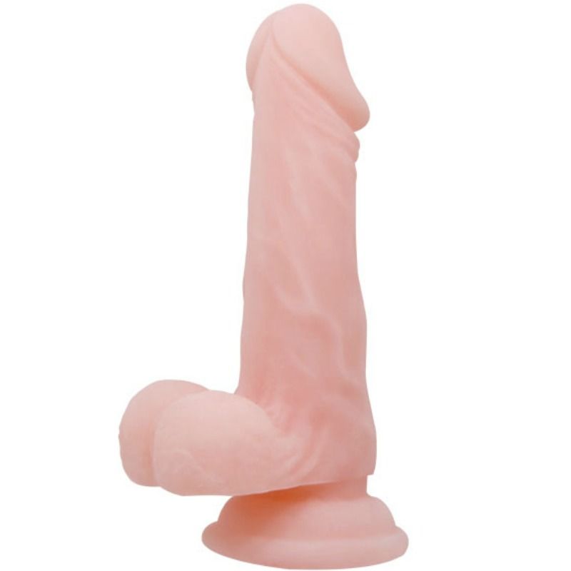 Dildo naturale super realistico BAILE da 16,5 cm con dettagli realistici, ideale per stimolazione e piacere personale.