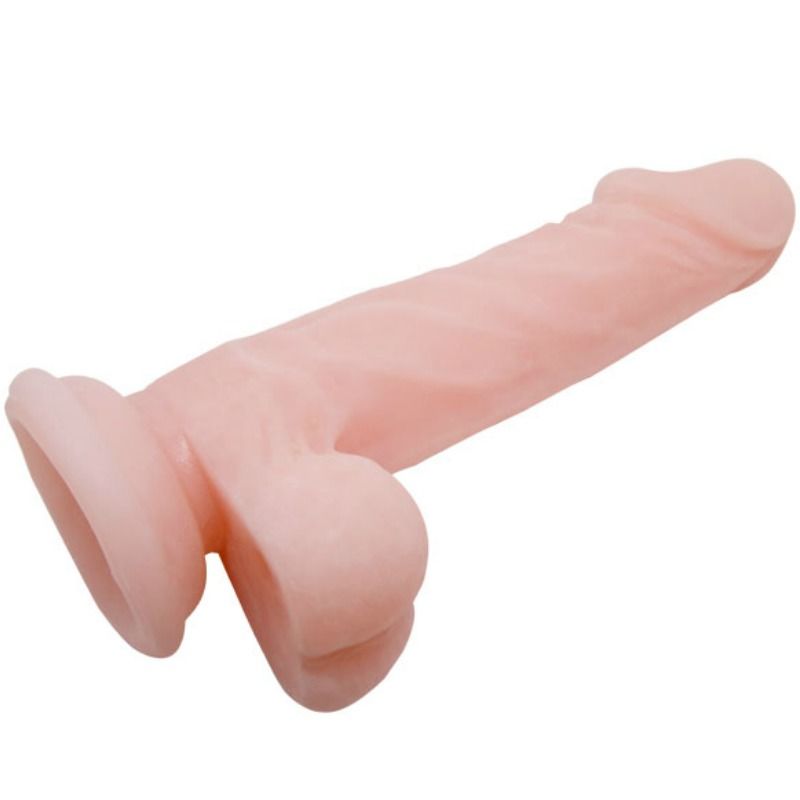 Dildo naturale super realistico BAILE, lunghezza di 16,5 cm, con dettagli realistici, color carne, prodotto di marca BAILE DILDOS.