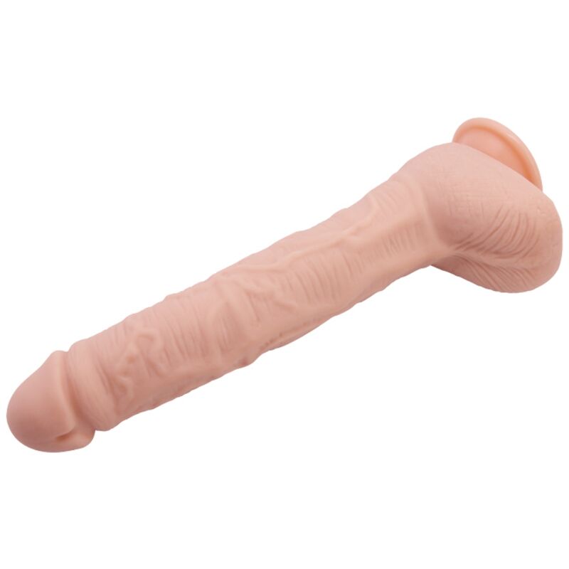 Dildo realistico flessibile BAILE DILDOS in silicone con dettagli realistici e superficie morbida, posizionato su sfondo neutro.
