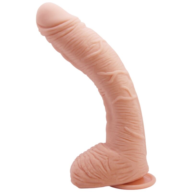 Dildo realistico in pelle BAILE Alex, lungo 27 cm, con dettagli realistici e design morbido e resistente.