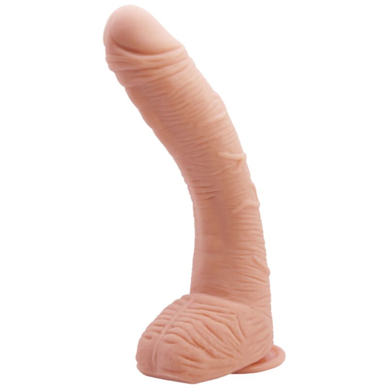 Dildo realistico in pelle BAILE Alex, lungo 27 cm, con dettagli realistici, firmato BAILE DILDOS, visibile in immagine.