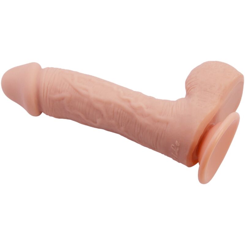 Dildo realistico in pelle BAILE Johnson, lunghezza 22 cm, con dettagli realistici e superficie morbida.