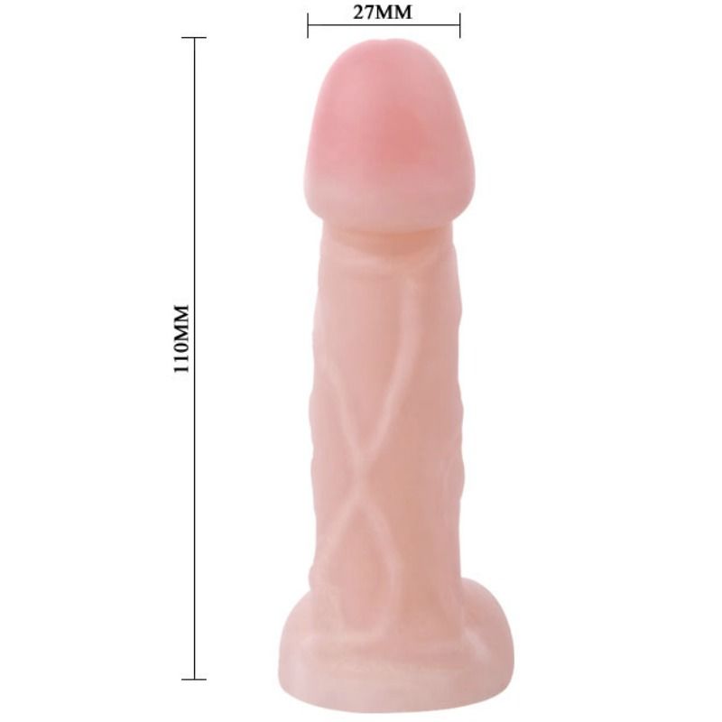 Dildo realistico BAILE - Piacere, silicone morbido e dettagli realistici, ideale per stimolazione e piacere personale.