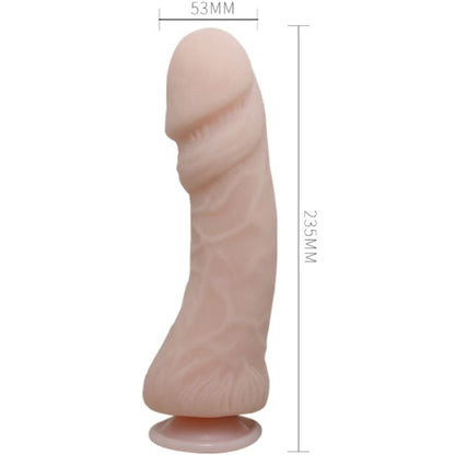 Dildo realistico BAILE Grande, lungo 23.5 cm, con dettagli anatomici realistici, materiale morbido e naturale, per uso intimo.